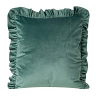 Ozdobný obliečka na vankúš obyčajný s volánom 45x45 VELVET 25