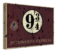 Obraz Harry Potter Rokfortský expres 9 3/4 40x30 cm Obraz Harry Potter Rokfortský expres 9 3/4 40x30 cm