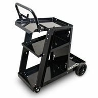 Pevný zvárací vozík BITUXX 40 kg, tri police