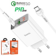 Rýchla nástenná nabíjačka USB Type C PD20W QC3.0 3A Rýchla nástenná nabíjačka USB Type C PD20W QC3.0 3A