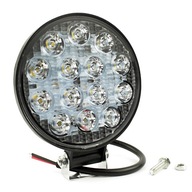 Prídavná LED lampa do svetlometu, okrúhla, 42W, štvorkolka
