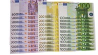 Súprava 100 200 500 EURO bankoviek pre zábavu a poučenie