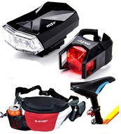 LED BICYKLOVÉ LAMPY PREDNÉ ZADNÉ LAMPY 2KS + ZADARMO LED BICYKLOVÉ LAMPY PREDNÉ ZADNÉ LAMPY 2KS + ZADARMO