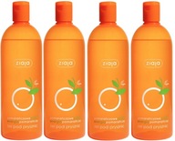4 kusy POMERANČOVÉ KRÉMOVÉ SPRCHOVÉ MYDLO 500 ML Príjemná vôňa