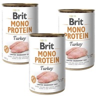 BRIT MONO PROTEIN TURECKO KRÍDLO S TURECKOM 6x400g BRIT MONO PROTEIN TURECKO KRÍDLO S TURECKOM 6x400g
