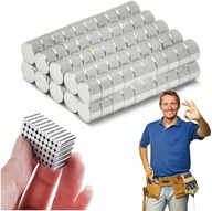 Neodymové MAGNETY Valcové 3x2 mm ROUND STRONG STRONG N42 DISC Veľká sada Neodymové MAGNETY Valcové 3x2 mm ROUND STRONG STRONG N42 DISC Veľká sada