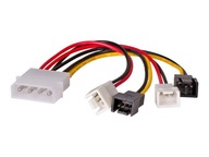 AKYGA Adaptér s káblom AK-CA-34 Molex m / 2x 3 pin AKYGA Adaptér s káblom AK-CA-34 Molex m / 2x 3 pin