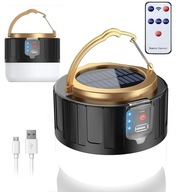 KEMPINGOVÁ LAMPA SOLÁRNE LED SVIETKO USB POWERBANK KEMPINGOVÁ LAMPA SOLÁRNE LED SVIETKO USB POWERBANK