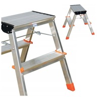 Obojstranný Alu rebrík Krause Treppy (2x2 schody) Obojstranný Alu rebrík Krause Treppy (2x2 schody)