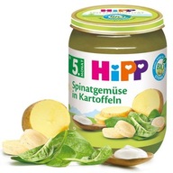 HiPP Krémový špenát so zemiakmi Vit B Iron HiPP Krémový špenát so zemiakmi Vit B Iron