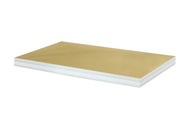 Biela polica 100x35 Helios 275 kovová polica Biela polica 100x35 Helios 275 kovová polica