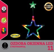 VITRÁŽ STAR OKNO PRÍvesok VIANOČNÁ LED LAMPA MULTICOLOR VITRÁŽ STAR OKNO PRÍvesok VIANOČNÁ LED LAMPA MULTICOLOR