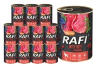 RAFI mokré krmivo pre psov s hovädzím mäsom 12x400g BEZ OBILOV Dolina Noteci RAFI mokré krmivo pre psov s hovädzím mäsom 12x400g BEZ OBILOV Dolina Noteci