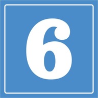 č.29 Číslica 6 - VÝSTRAŽNÁ TABUĽKA č.29 Číslica 6 - VÝSTRAŽNÁ TABUĽKA