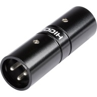 XLR adaptér HI-X3X3-MM XLR samec konektor - konektor