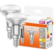 2x E14 R50 LED žiarovka 1,5W 25W 110lm 2700K OSRAM
