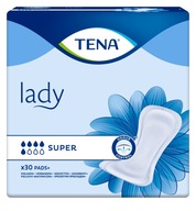 TENA Lady Super, špecializované hygienické vložky, 30 ks
