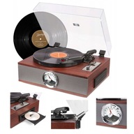 Vintage gramofónové bluetooth FM CD reproduktory + vinyl Vintage gramofónové bluetooth FM CD reproduktory + vinyl
