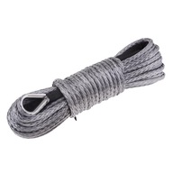 Lano navijaku zo syntetických vlákien 6mm x 15m, sivé Lano navijaku zo syntetických vlákien 6mm x 15m, sivé