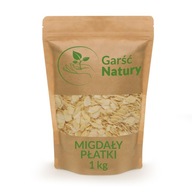 MANDLE MANDĽOVÉ VLOČKY Mandľa 1KG Rezané XXL MANDLE MANDĽOVÉ VLOČKY Mandľa 1KG Rezané XXL
