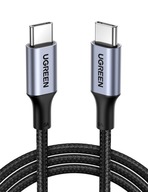 Kábel USB-C na USB-C UGREEN US316 100W 1,5m čierny Kábel USB-C na USB-C UGREEN US316 100W 1,5m čierny