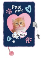Diár s visiacim zámkom A5 96k Ginger Kitty ML Diár s visiacim zámkom A5 96k Ginger Kitty ML