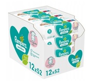 Pampers Sensitive vlhčené obrúsky 12 x 52 ks. Pampers Sensitive vlhčené obrúsky 12 x 52 ks.
