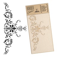 BORDIURA maliarska šablóna opakovane použiteľná 45x95cm orámovanie VINTAGE RETRO ornament BORDIURA maliarska šablóna opakovane použiteľná 45x95cm orámovanie VINTAGE RETRO ornament