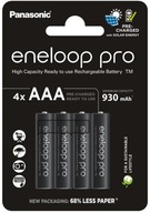 4xPanasonic Eneloop PRO R3 AAA 930mAh batérie 4xPanasonic Eneloop PRO R3 AAA 930mAh batérie