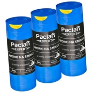 3x Paclan vrecia na odpadky s páskou 60l Strong 40ks 3x Paclan vrecia na odpadky s páskou 60l Strong 40ks