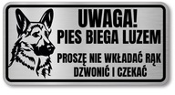 Znak psa Pozor - nemecký ovčiak Znak psa Pozor - nemecký ovčiak