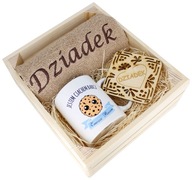 SKVELÝ DARČEK PRE DEDKA UTERÁK + KRABIČKA NA HRNKY SKVELÝ DARČEK PRE DEDKA UTERÁK + KRABIČKA NA HRNKY