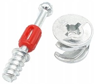 100x Excentrický nábytkový konektor, excentrický kolík 100x Excentrický nábytkový konektor, excentrický kolík