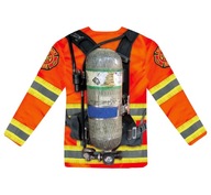 Tričko s potlačou Firefighter, veľkosť M