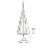 DEKORATÍVNA AKUMULÁTOROVÁ VIANOČNÁ LAMPA V TVARE VIANOČNÉHO STROMČEKA LED VIANOČNÝ STROMČEK