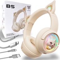 ONIKUMA B5 CAT EARS BEZDRÔTOVÉ HERNÉ SLÚCHADLÁ NA EAR BT 5,2 RGB ONIKUMA B5 CAT EARS BEZDRÔTOVÉ HERNÉ SLÚCHADLÁ NA EAR BT 5,2 RGB