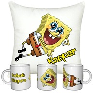 SET SPONGEBOB HRNČEK + VANKÚŠ + MENO SET SPONGEBOB HRNČEK + VANKÚŠ + MENO