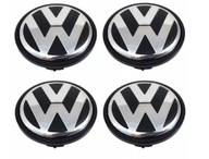 Čierna čiapka Volkswagen VW 76 mm Čierna čiapka Volkswagen VW 76 mm
