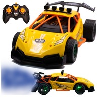 RC AUTO AUTO LED DYMOVÉ DIAĽKOVÉ OVLÁDANIE NOVÝ MODEL RC AUTO ŽLTÉ RC AUTO AUTO LED DYMOVÉ DIAĽKOVÉ OVLÁDANIE NOVÝ MODEL RC AUTO ŽLTÉ