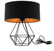 DRÔTENÁ STOLNÁ LAMPA, ZRKADLOVÉ TIIETO, 35 cm