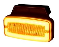 ORANŽOVÁ BOČNÁ LED obrysová lampa