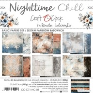 Craft O'Clock Soulflowers Sada 24 scrapbooking dvojitých vzorov Craft O'Clock Soulflowers Sada 24 scrapbooking dvojitých vzorov