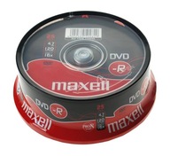 MAXELL DVD-R 4,7 GB 16X CAKE*25 275520.30.CN