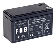 Batéria 12V FGB 7-12 do pokladníc fiškálnej tlačiarne