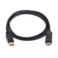 KÁBEL DISPLEJOVÉHO PORTU K ADAPTÉMU HDMI 2.0 DP 4K/60Hz 3M - PAWONIK KÁBEL DISPLEJOVÉHO PORTU K ADAPTÉMU HDMI 2.0 DP 4K/60Hz 3M - PAWONIK