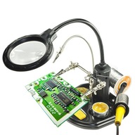 TRETIA RUKA DRŽIAK DPS Zväčšovacie LED PODSVIETENIE TE-802+ FLUX ČISTIACA HUBKA TRETIA RUKA DRŽIAK DPS Zväčšovacie LED PODSVIETENIE TE-802+ FLUX ČISTIACA HUBKA