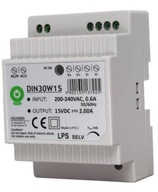 NASTAVITEĽNÝ SPÍNANÝ ZDROJ KONŠTANTNÉHO NAPÄTIA DIN 30W 2A 15V POS NAP. NASTAVITEĽNÝ SPÍNANÝ ZDROJ KONŠTANTNÉHO NAPÄTIA DIN 30W 2A 15V POS NAP.
