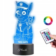 Stolná lampa Paw Patrol Chase 16 LED PLEXIDO Stolná lampa Paw Patrol Chase 16 LED PLEXIDO