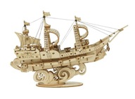 Drevené puzzle Robotime 3D - PLACHTENIE Drevené puzzle Robotime 3D - PLACHTENIE