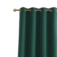 Hotový zatemňovací záves 140x260 s vavrínovými očkami, hustý zelený Hotový zatemňovací záves 140x260 s vavrínovými očkami, hustý zelený